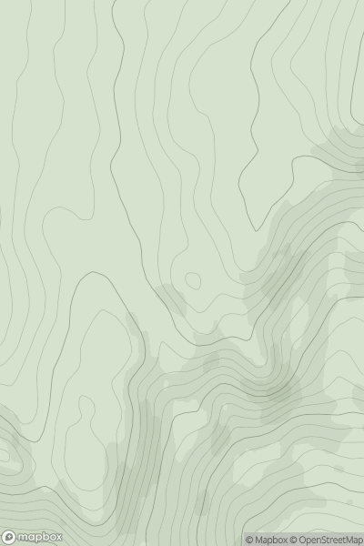 Thumbnail image for Dun Mor [Loch Tay to Perth] [NN759279] showing contour plot for surrounding peak